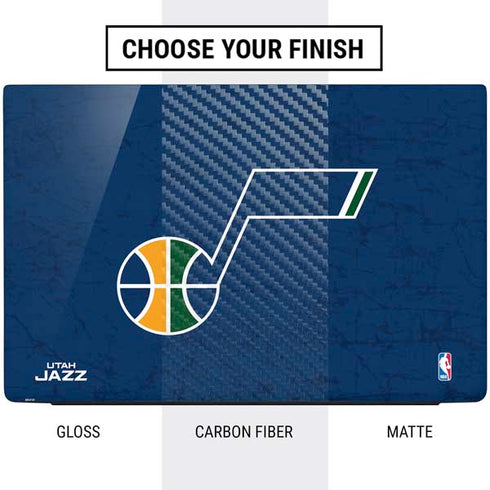 NBA Utah Jazz Yellow Texture Dell Vostro Skin